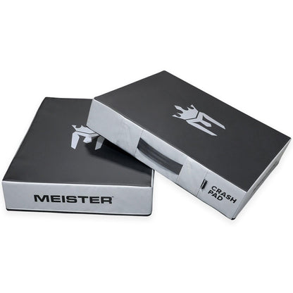 Meister Crash Pad Weight Lifting Drop Pads - Black/Gray (Pair)