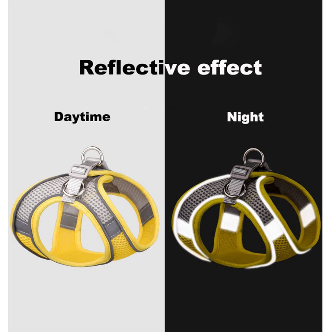 Small Dog Harness and Leash Set, No-Pull Puppy Harness for Outdoor Walking, Breathable Mesh Reflective Cats Vest for XXS Xs Small Medium Breed Pet Dogs, Pink S