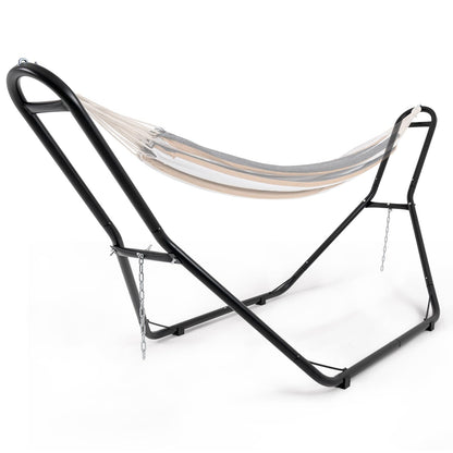 HARBOURSIDE HAMMOCKS Hammock Stand Only, Heavy Duty Steel Hammock Frame, 550 LBS Capacity, Fits Hammocks 9 to 14 Ft., Portable Hammock Rack for Indoor Outdoor Use