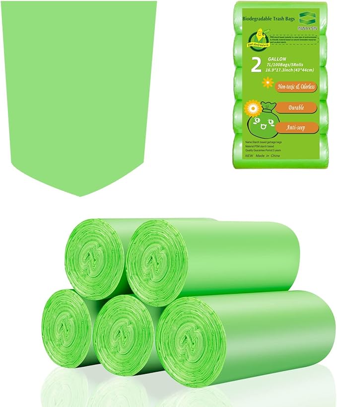 Compostable Trash Bags 2 Gallon