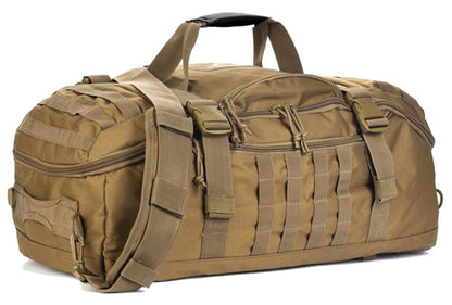 Miramrax Gym Bag Duffle Bags Backpack - Travel Weekender Bag for Men Women Workout Bag for Military,Sports,Overnight,Basketball,Tactical,Football,Waterproof & Tear Resistant (Coyote, 30L)