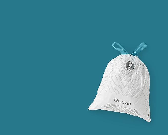 Brabantia PerfectFit Trash Bags Thick Plastic Trash Can Liners