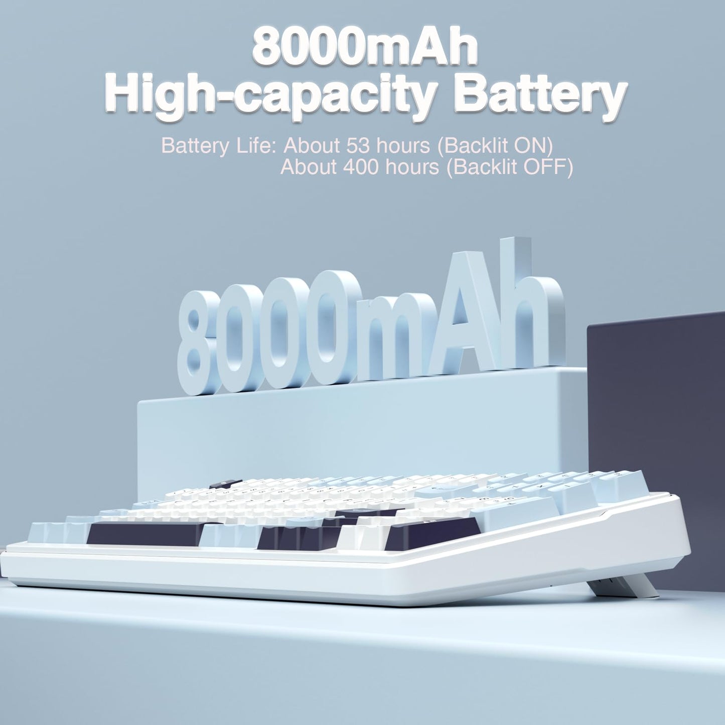 AULA F99 Wireless Mechanical Keyboard,Tri-Mode BT5.0/2.4GHz/USB-C Hot Swappable Custom Keyboard,Pre-lubed Linear Switches,RGB Backlit Computer Gaming Keyboards for PC/Tablet/PS/Xbox