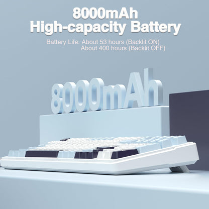 AULA F99 Wireless Mechanical Keyboard,Tri-Mode BT5.0/2.4GHz/USB-C Hot Swappable Custom Keyboard,Pre-lubed Linear Switches,RGB Backlit Computer Gaming Keyboards for PC/Tablet/PS/Xbox