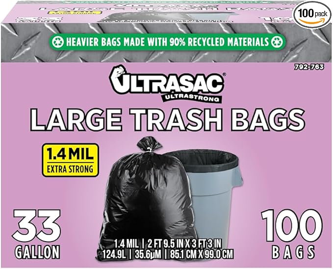 Ultrasac 33 Gallon Trash Bags