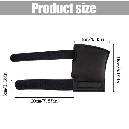 LJHYSD Weighted Gloves for Tremors, Weighted Utensils for Hand Tremors and Parkinsons Patients, Hand Stability Aid, Adjustable Weighted Hand Writing Glove, 1 Pair