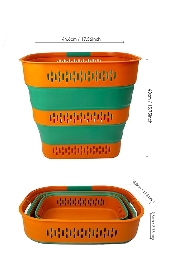 SAMMART 38L Collapsible Laundry Basket