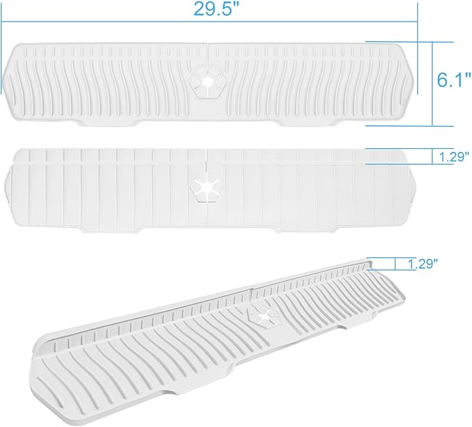 Faucet Guard - 90 Foldable Draining Mat