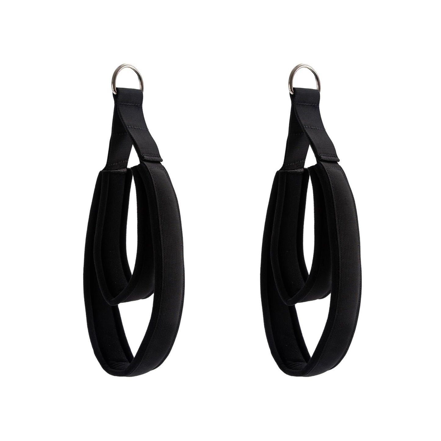 2 Pack Pilates Reformer Straps with Soft Padding - Double Loop D-Ring Accessories for Pilates, Yoga & Home Gym