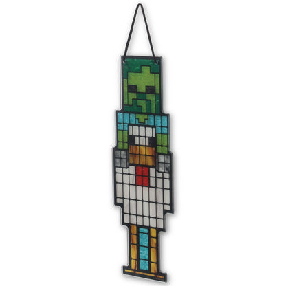 Open Road Brands Minecraft Chicken Jockey Hanging Acrylic Wall Decor - Fun Chicken Jockey Wall Art for Bedroom or Game Room