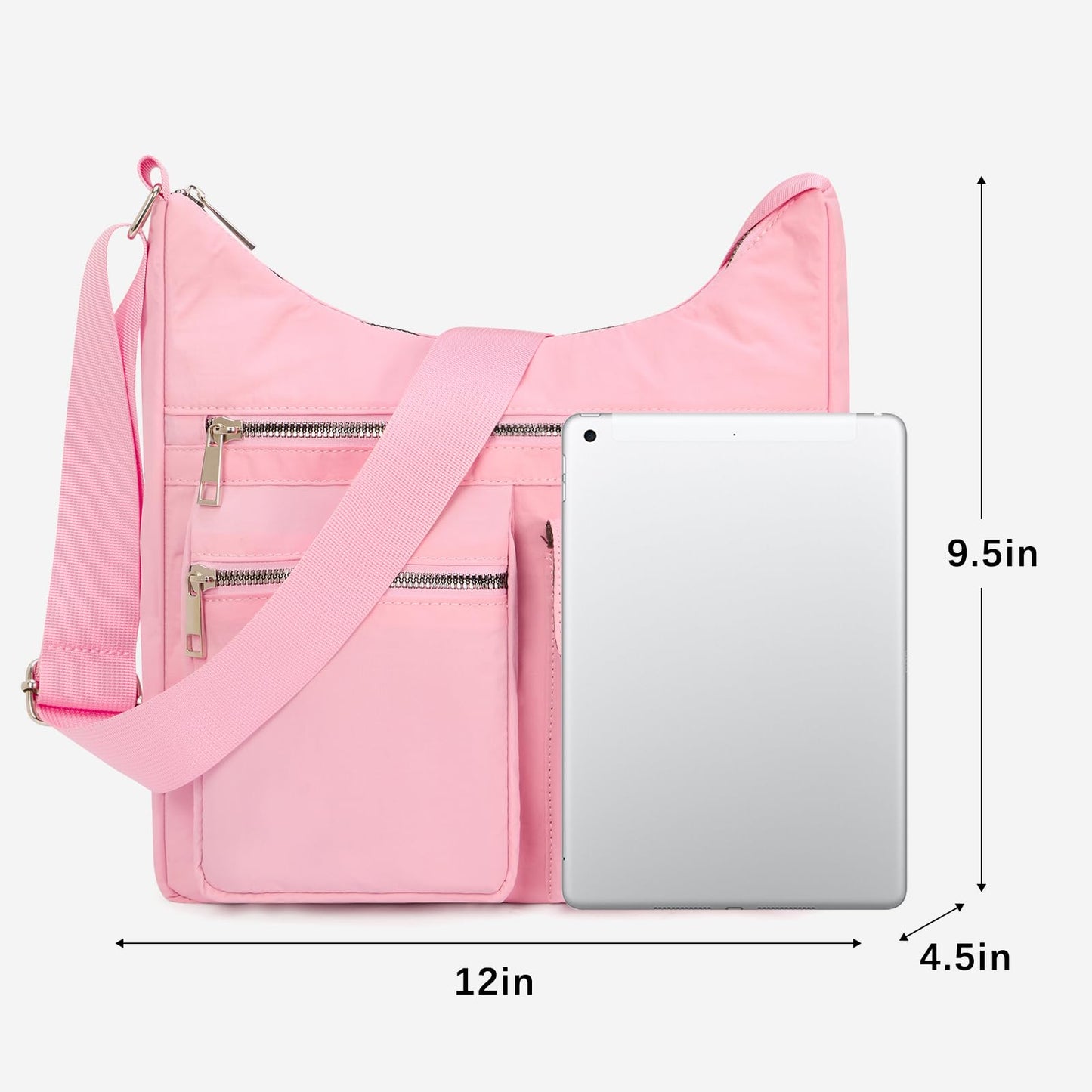 CLUCI Travel Purses for Women, Waterproof Nylon Crossbody Bags for Woman Trendy, Anti Theft Shoulder Handbags for Ladies