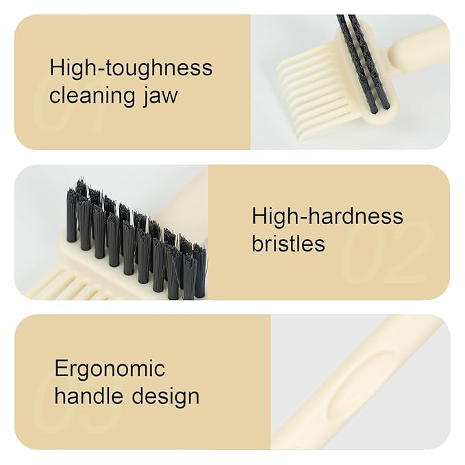 RHOS 2-in-1 Hair Brush Cleaner Tool, Comb Cleaner