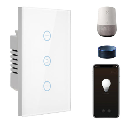 BSEED Smart Light Switch,1 Gang WiFi Touch Switch with Smart Life APP Control and Timing Function,Black Single Pole Switches Work with Amazon Alexa,Google Assistant -(3 Way) Multi-Control Association