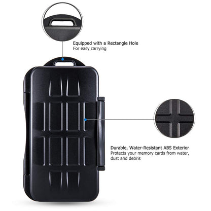 JJC Memory Card Case, SD Card Storage Box for 12 SD Cards + 18 Micro SD + 6 CF Compact Flash Cards (36 Slots)