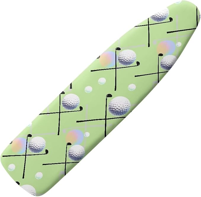 Golf Ball Ironing Board Cover 54x15 inches, Modern Golf Sport Applicable