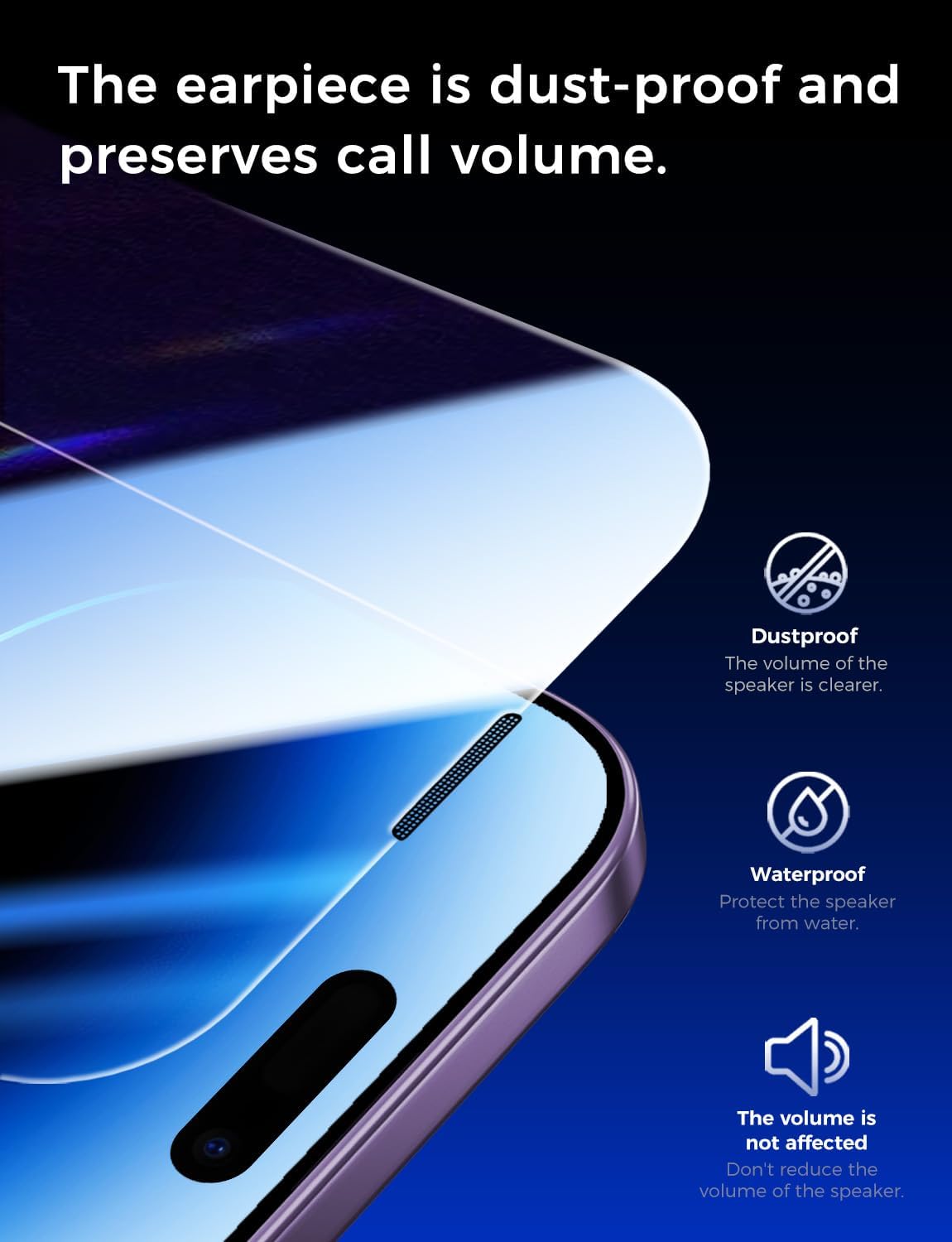 MAGIC JOHN 2 Pack for iPhone 14 Pro 6.1 inch Tempered Glass Screen Protector, Auto Dust-Elimination Installation, Bubble Free, Dynamic Island Compatible, HD Clear, Easy Installation
