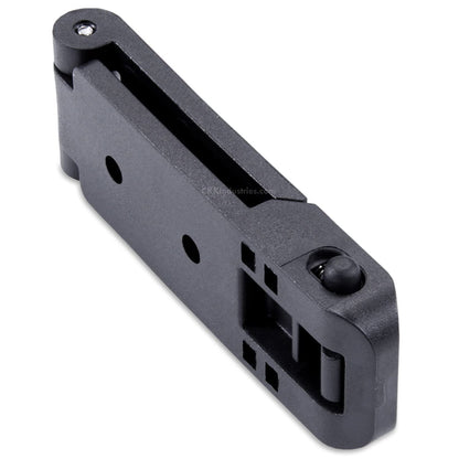 HolsterSmith [1 Pack] Molle Compatible Locking Belt Clip – 1.50 Inch – Universal Attachment for Knife Sheath, Gun Holster, Mag Pouch, Flashlight Holster, Emergency Kits - (4mm Gap)