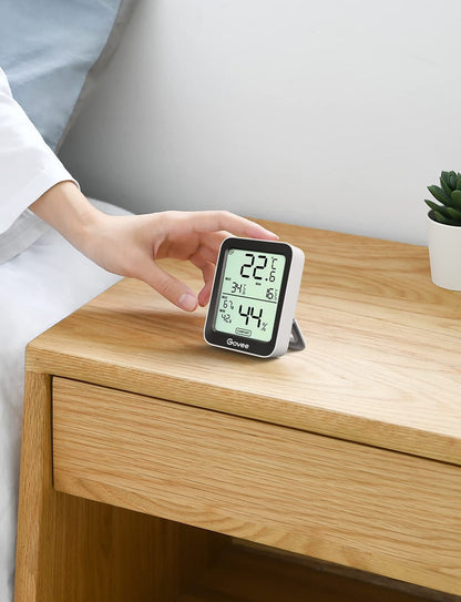 Govee Room Thermometer Hygrometer, Bluetooth Digital Indoor Humidity Meter with Smart Alert and Data Storage, Temperature Monitor for Baby Greenhouse