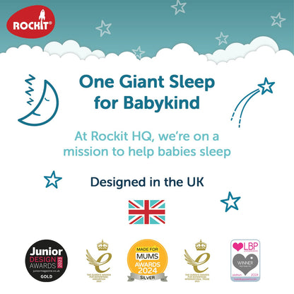Rockit Portable Baby Rocker (AA Battery Version). Fits Any Stroller, Pram, Pushchair or Buggy