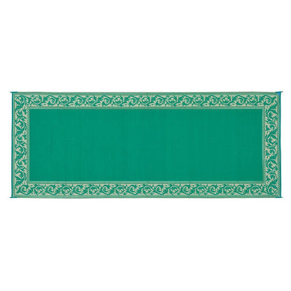 Stylish Camping Ming's Mark RC4 Reversible Classical Patio Mat - 8' x 20', Green/Beige
