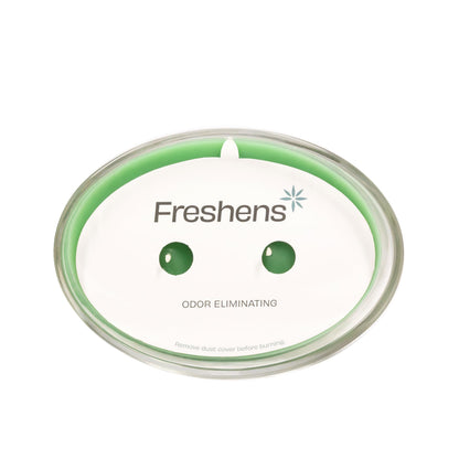 Carolina Freshens Coastal Palms Odor Eliminating Highly Fragranced Candle for Home Scented, Eliminates 90% of Pet, Smoke, Food and Other Smells Quickly, 2 Wick, 14 oz - Made in the USA