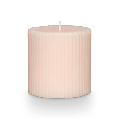 Illume Beautifully Done Small Fragranced Pillar Candle, Coconut Milk Mango