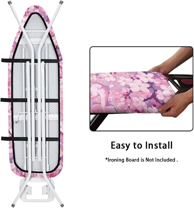 Axolotl Cherry Blossom Iron Board Cover and Pad Standard Size Ventilate Extra