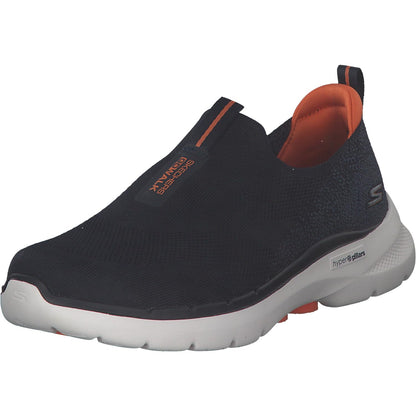 Skechers Men's Go Walk 6 Sneaker, Navy, 12 UK