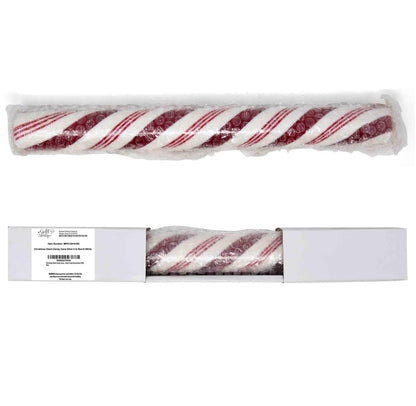 Giant Candy Cane Stick Peppermint Flavor 2 lb Large Red White Striped
