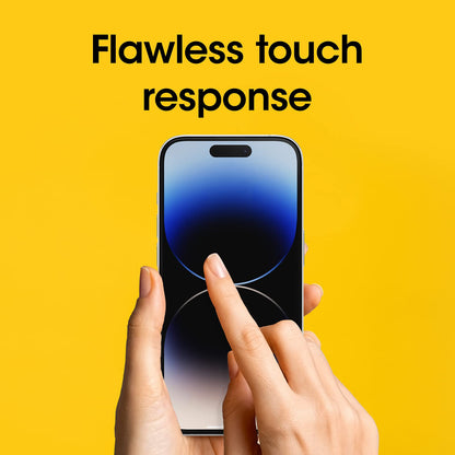 OtterBox TRUSTED GLASS Screen Protector for iPhone 14 Pro (ONLY), Flawless Touch Response, Fingerprint Resistant, Precision Fit, Vibrant Clarity