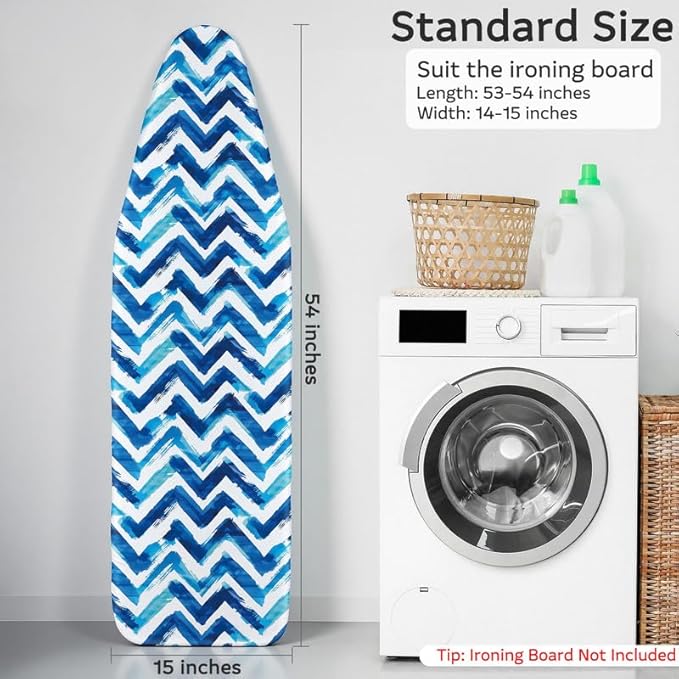 FIOBEE Ironing Board Cover and Pad Extra Thick Iron Board Pad