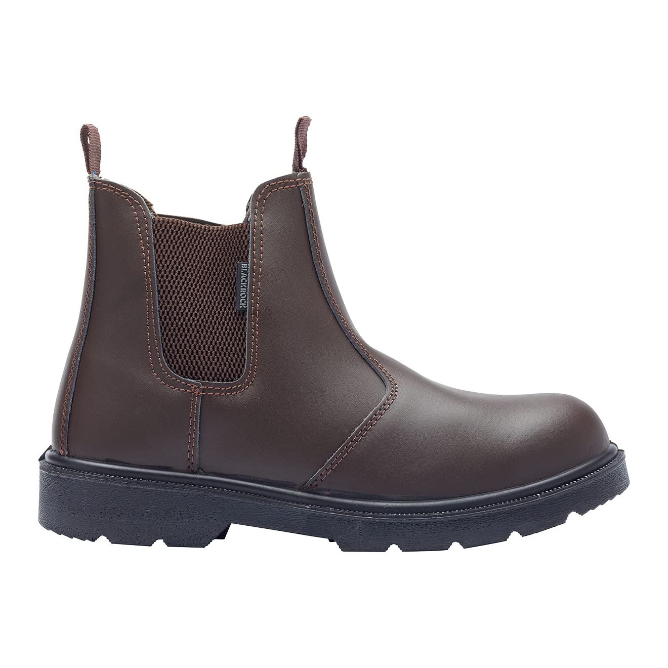 Blackrock Dealer Work Safety Boots, Steel Toe Cap, Chelsea Boots, Mens Womens Ladies, Safety Shoes, Gardening, Brown, Horse Riding, Yard, Slip On Shoes, Lightweight - Size 9