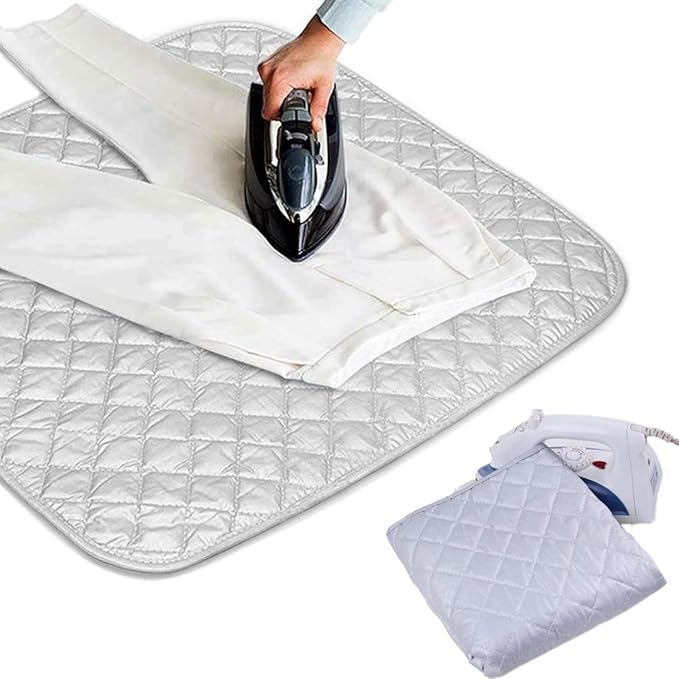 Magnetic Ironing Pad Mat, Portable Travel Ironing Board Replacement Blanket