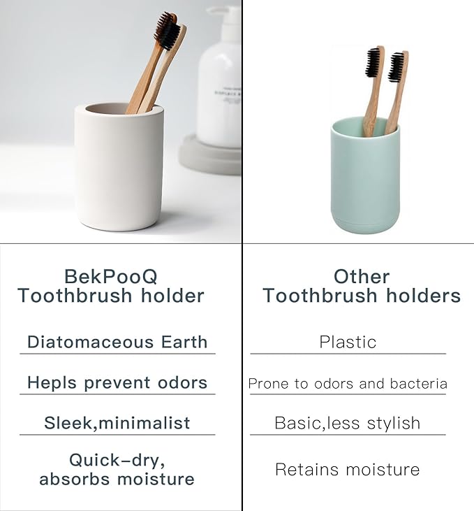 Nature Diatomite Toothbrush Holders