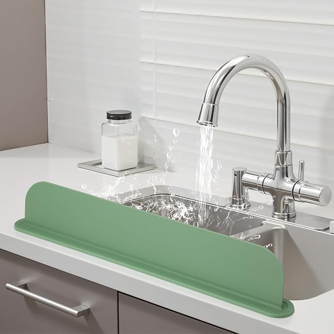 19.29 inch Silicone Sink Splash Guard, Splash Guard