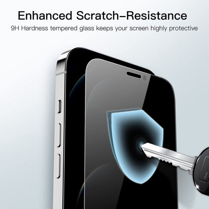 JETech Privacy Full Coverage Screen Protector for iPhone 16e 2025, iPhone 13/13 Pro 6.1-Inch, Anti-Spy Tempered Glass Film, Edge to Edge Protection Case-Friendly, 2-Pack