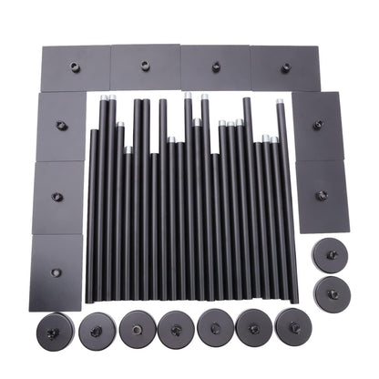 Tall Floor Candle Holders for 9 Arm Candlesticks, Metal Iron Black Candelabra for Wedding Centerpiece Candle Stick Holders for Pillar Tealight Candles on Party Reception Christmas Home Decoration