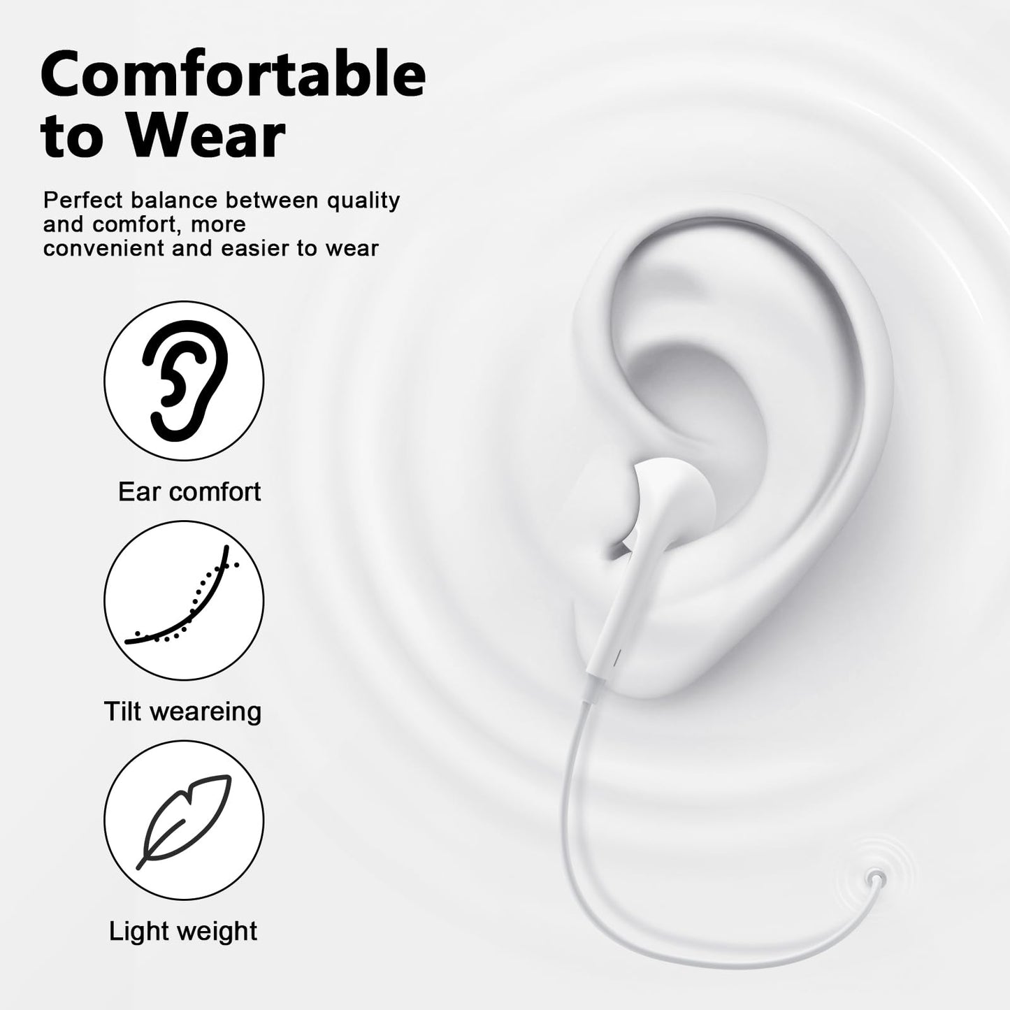2 Pack USB C Headphones for iPhone 17 16 15, Type C Earphones with Microphone & Remote Control Noise Cancelling Wired Earbuds USB C for iPhone 17 16 15 Pro Max, iPad Pro, Galaxy S25 S24 Ultra, Pixel 9