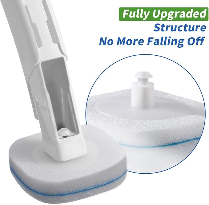 oshang Disposable Toilet Brush 2 Pack- Toilet Bowl Cleaner, Toilet Cleaning