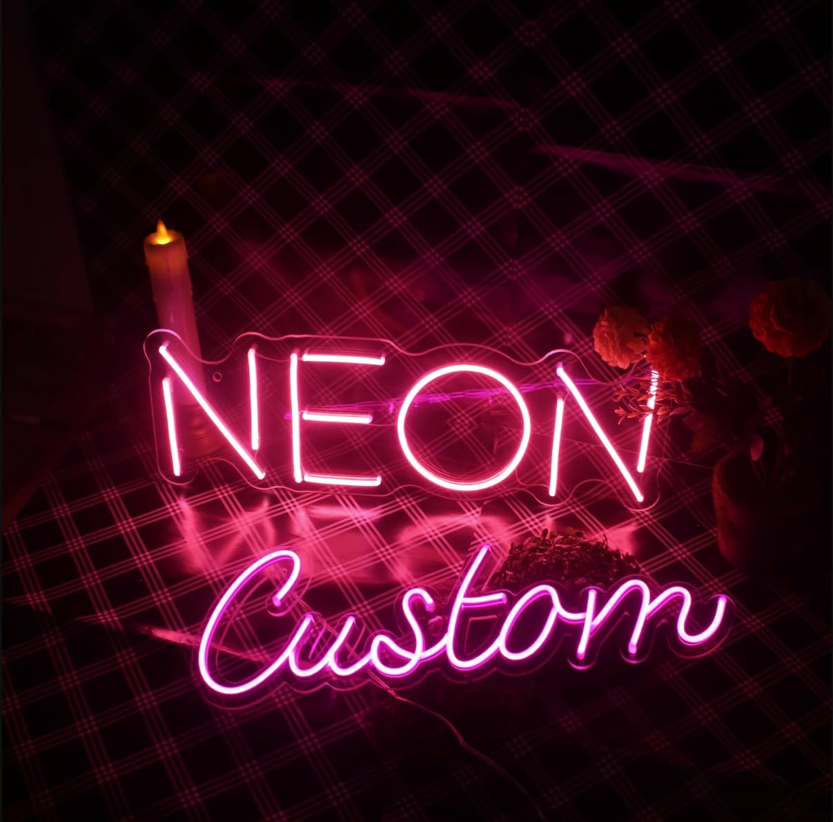 Ulalaza Custom Neon Signs, Personalized Neon Light for Wall Decor, Wedding Birthday Party Gift, Home Business Shop Name Logo