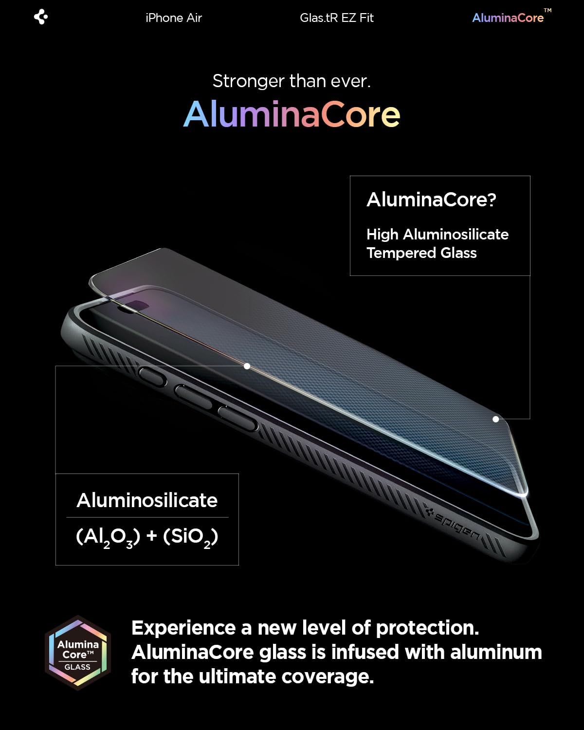 Spigen Tempered Glass Screen Protector [GlasTR EZ FIT] designed for iPhone 14 Pro Max [Case Friendly] - Sensor Protection / 2 Pack