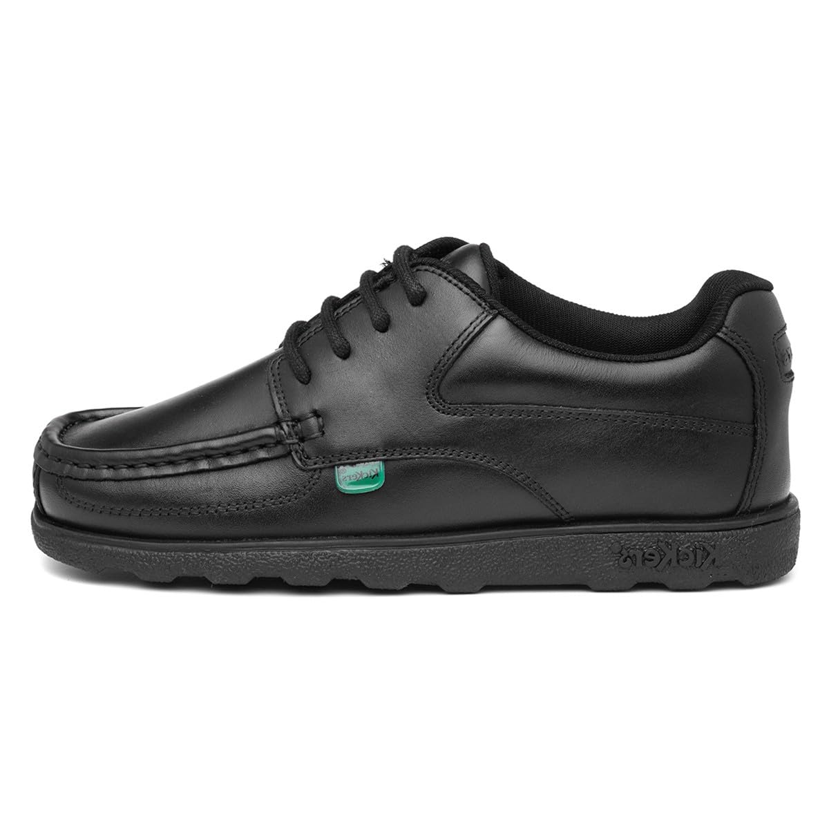 Kickers Fragma L4 E Kids Moc Toe Shoes Black 5 UK Child