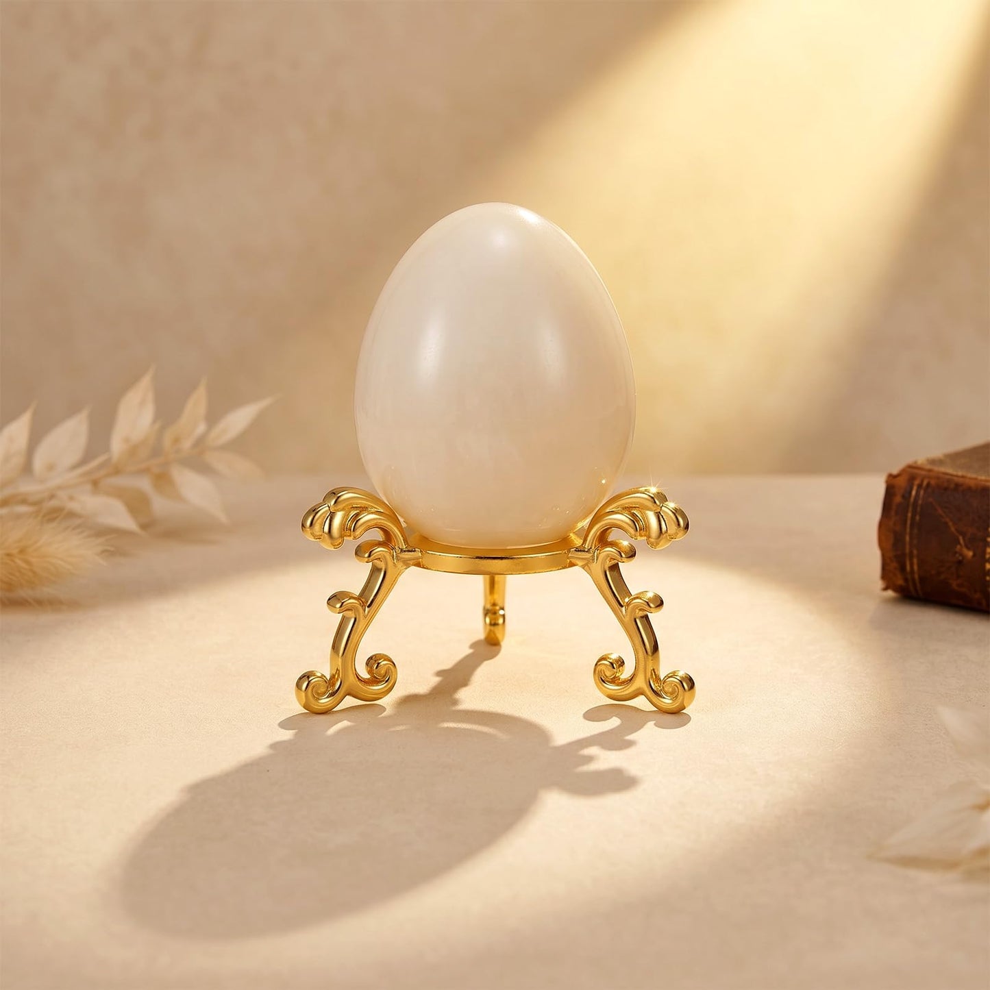 20pcs Gold Crystal Ball Stand Sphere Holder for 40mm-80mm Crystal Balls Sphere Display Holder Easter Egg Display Stand for Home Office Party Decor DIY Art Craft Displaying CrystalsGlass Natural Stone