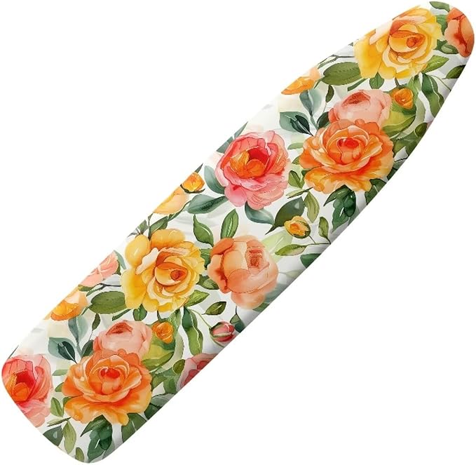 Rose Ironing Board Cover with Padding, Standard Size Replacement Iron Board