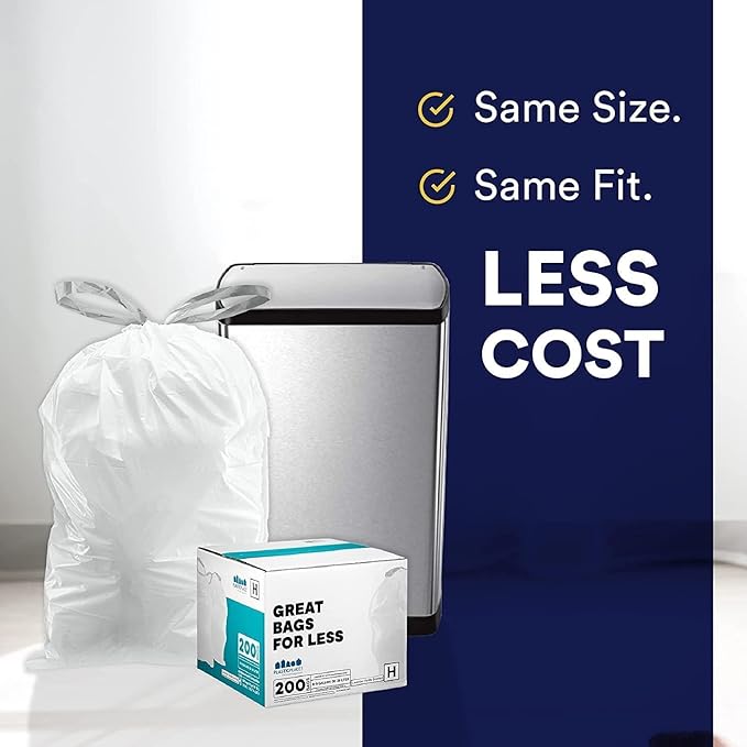 Plasticplace Custom Fit Trash Bags Compatible