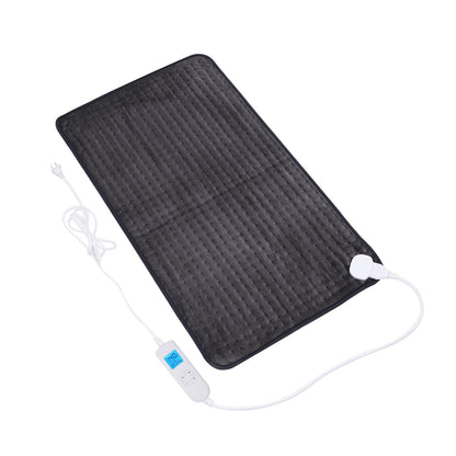 Ruqiji 17''x33'' XXXL King Size Heating Pad with 120 Minutes Auto Shut Off&6 Temperature Settings, Flannel Electric Heating Pad/Pain Relief for Back/Neck/Shoulders/Menstrual Pain/Leg Cramp (Dark Blue)