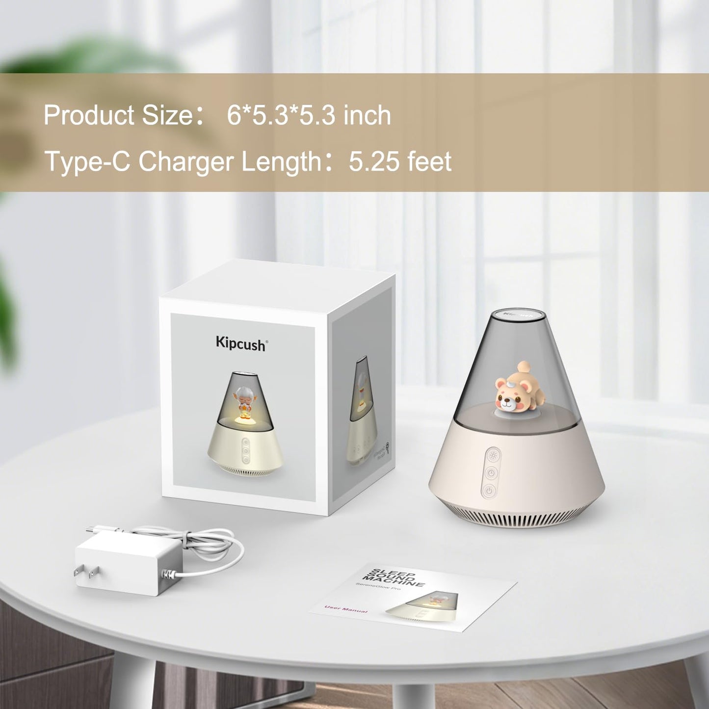 Baby & Kids Sound Machine with Night Light for Nursery, White Noise Machine for Baby Sleep, 30 Soothing Sounds, 31-Level Volume, 3 Brightness Levels, Timer, Sleep Aid for Babies, Toddlers and Kids