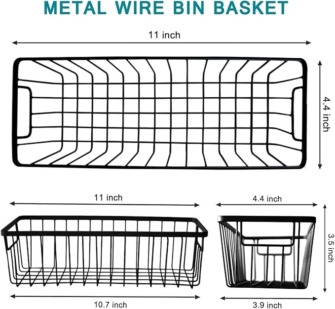SheeChung Hanging Wall Wire Baskets
