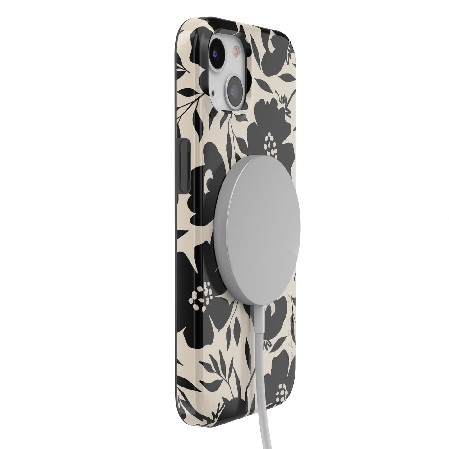 Casely iPhone 13 Case | Fit Check | Neutral Checkerboard | Compatible with MagSafe | Classic Ultra Slim Design