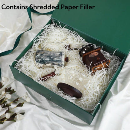 GoooodGift Extra Large Gift Box Green 1 Pack 16x13.5x5.3 inch Luxury Gift Box for Presents with Magnetic Closure Lid Collapsible,Birthday,Christmas,Wedding,Contains Shredded Paper Filler